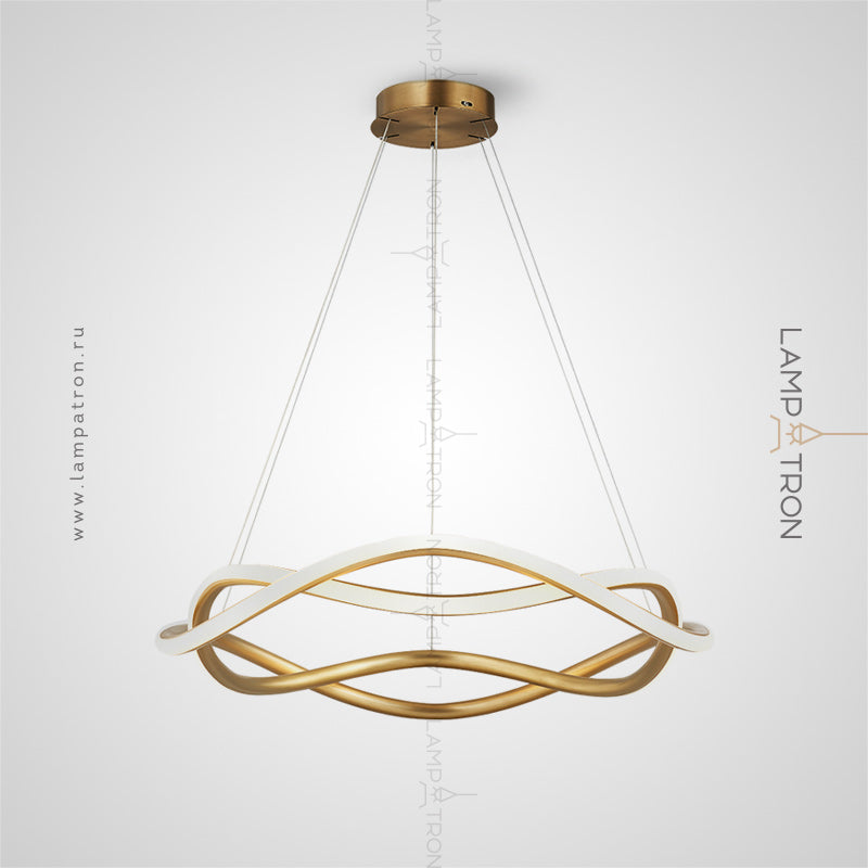 PORTAL Ring Chandelier by Lampadom - angle view