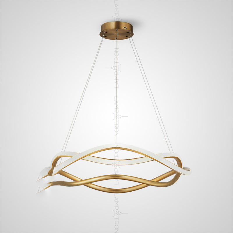 PORTAL Ring Chandelier by Lampadom - side view