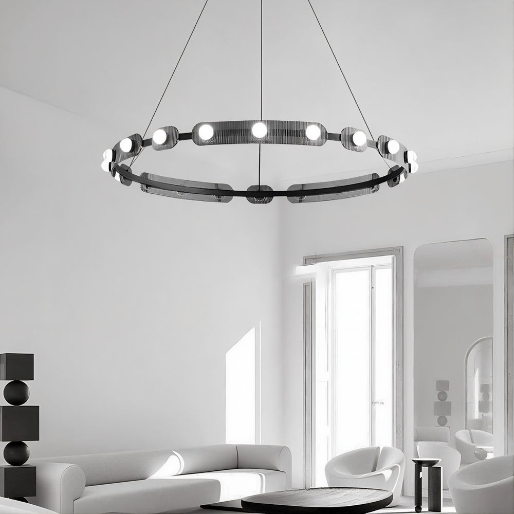 PRESTON Ring Chandelier by Lampadom - close-up