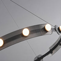 PRESTON Ring Chandelier by Lampadom - side view