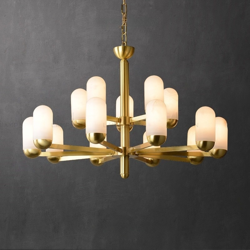 PRIORITY Chandelier by Lampadom - side view