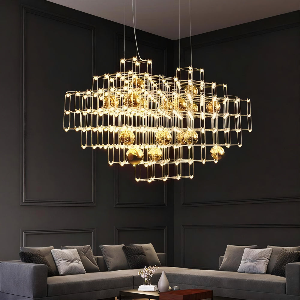 QUANT Chandelier by Lampadom - top view