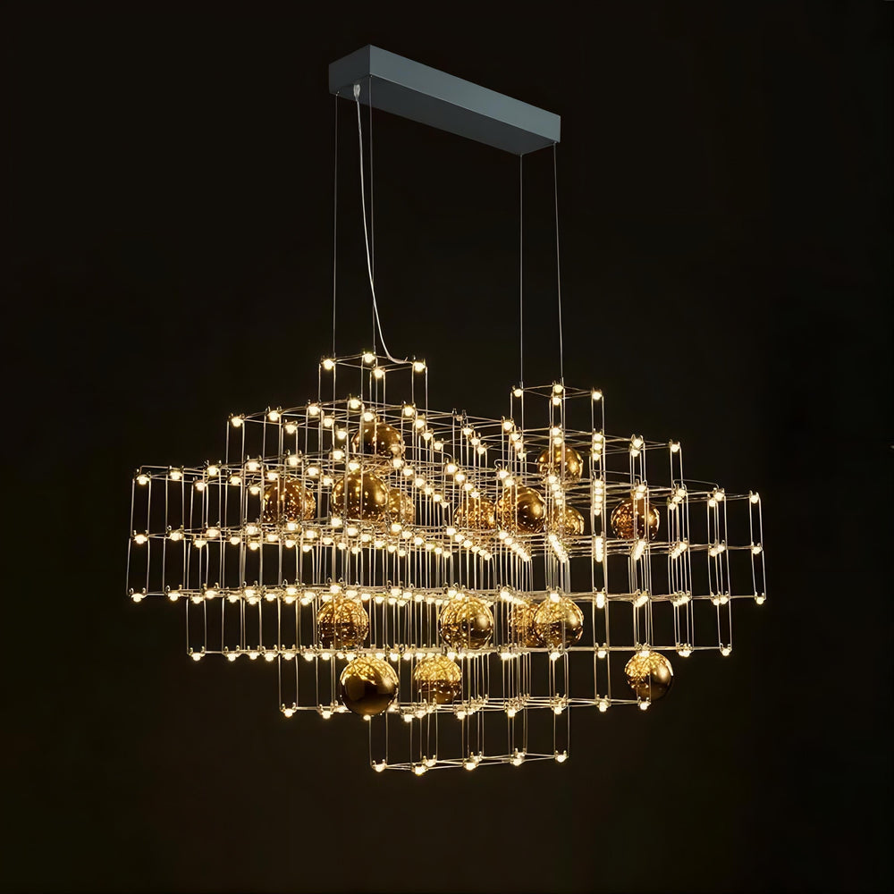 QUANT Chandelier by Lampadom - angle view