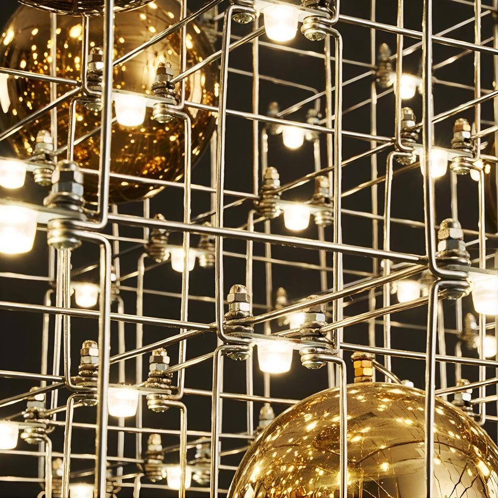 QUANT Chandelier by Lampadom - detail view