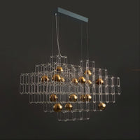 QUANT Chandelier by Lampadom - side view