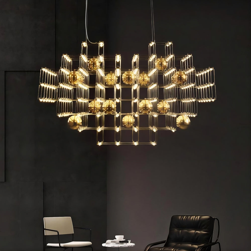 QUANT Chandelier by Lampadom - ambient shot