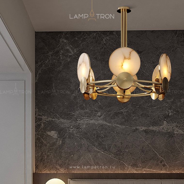 RACHEL Chandelier by Lampadom - angle view
