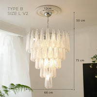 RADA CH Chandelier Chandelier in Crystal by Lampadom - view 13