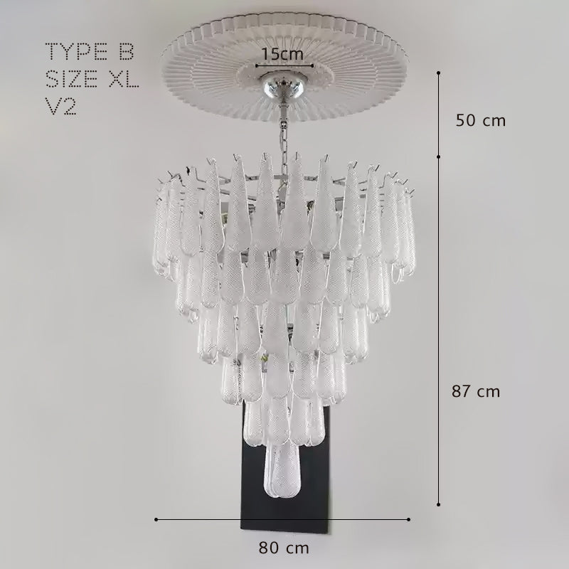 RADA CH Chandelier Chandelier in Crystal by Lampadom - view 13