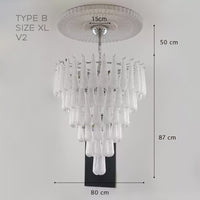 RADA CH Chandelier Chandelier in Crystal by Lampadom - view 13