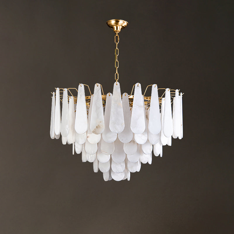 RADA MARBLE Chandelier by Lampadom - side view