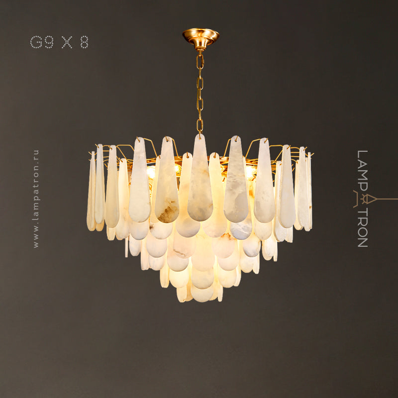 RADA MARBLE Chandelier by Lampadom - detail view