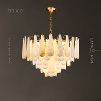 RADA MARBLE Chandelier by Lampadom - detail view