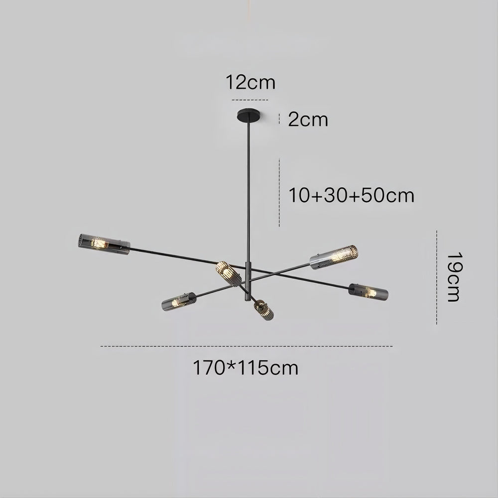RADIANT Chandelier by Lampadom - detail view