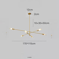 RADIANT Chandelier by Lampadom - top view