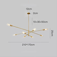 RADIANT Chandelier by Lampadom - scale reference