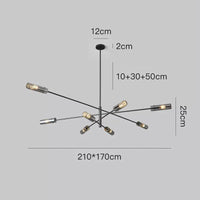 RADIANT Chandelier by Lampadom - angle view