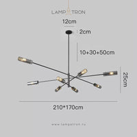 RADIANT Chandelier by Lampadom - close-up