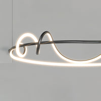 RAFFEL COMBO Ring Chandelier by Lampadom - close-up