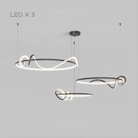 RAFFEL COMBO Ring Chandelier by Lampadom - top view