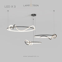 RAFFEL COMBO Ring Chandelier by Lampadom - detail view