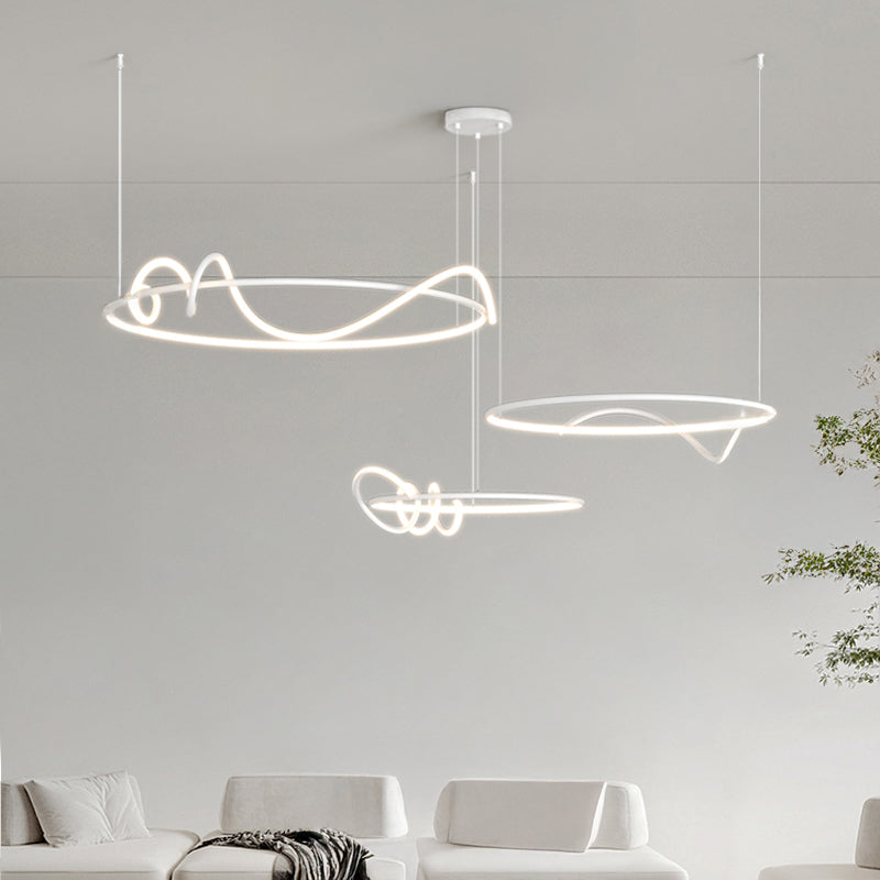 RAFFEL COMBO Ring Chandelier by Lampadom - angle view