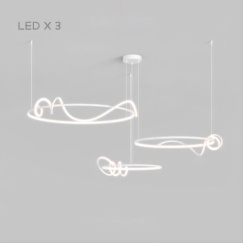 RAFFEL COMBO Ring Chandelier by Lampadom - ambient shot