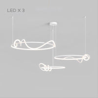 RAFFEL COMBO Ring Chandelier by Lampadom - ambient shot