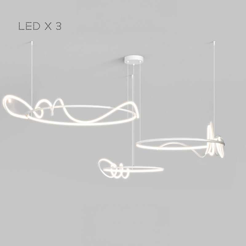 RAFFEL COMBO Ring Chandelier by Lampadom - top view