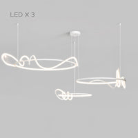 RAFFEL COMBO Ring Chandelier by Lampadom - top view