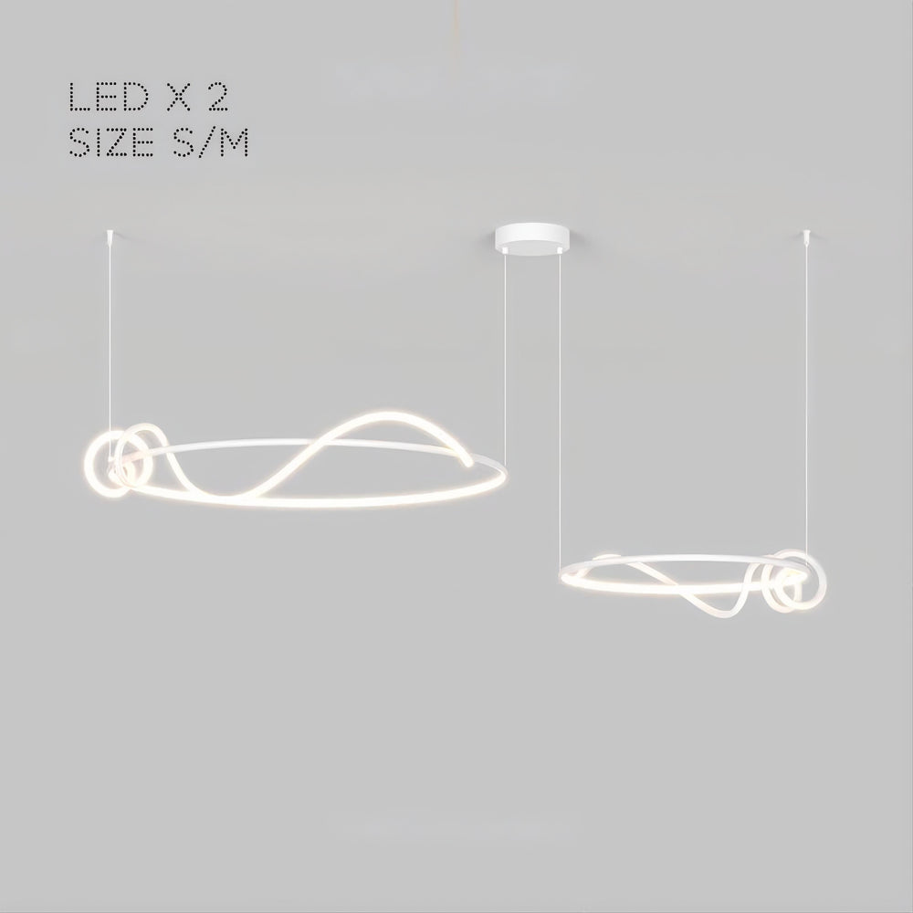 RAFFEL COMBO Ring Chandelier by Lampadom - detail view