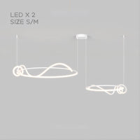 RAFFEL COMBO Ring Chandelier by Lampadom - detail view