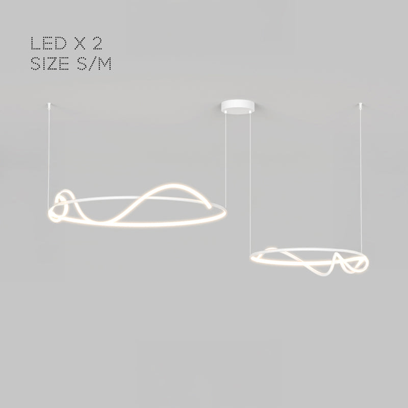 RAFFEL COMBO Ring Chandelier by Lampadom - ambient shot