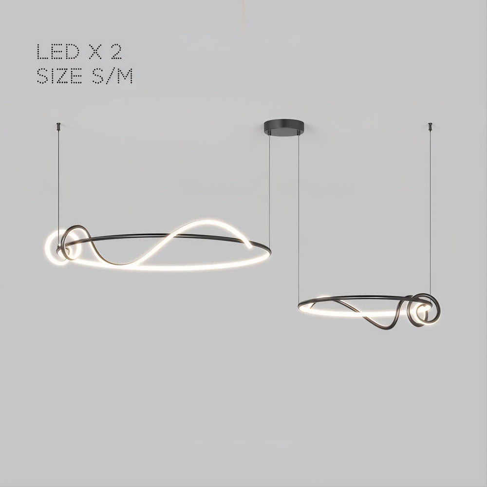 RAFFEL COMBO Ring Chandelier by Lampadom - scale reference