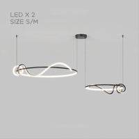 RAFFEL COMBO Ring Chandelier by Lampadom - scale reference