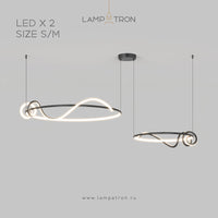 RAFFEL COMBO Ring Chandelier by Lampadom - side view