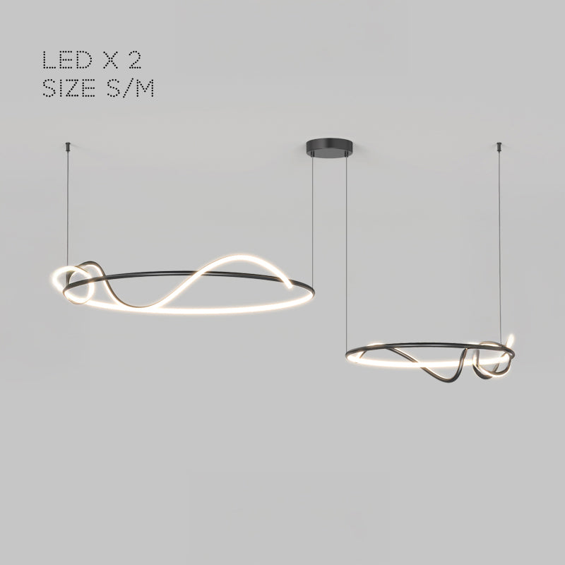 RAFFEL COMBO Ring Chandelier by Lampadom - detail view