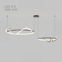 RAFFEL COMBO Ring Chandelier by Lampadom - detail view
