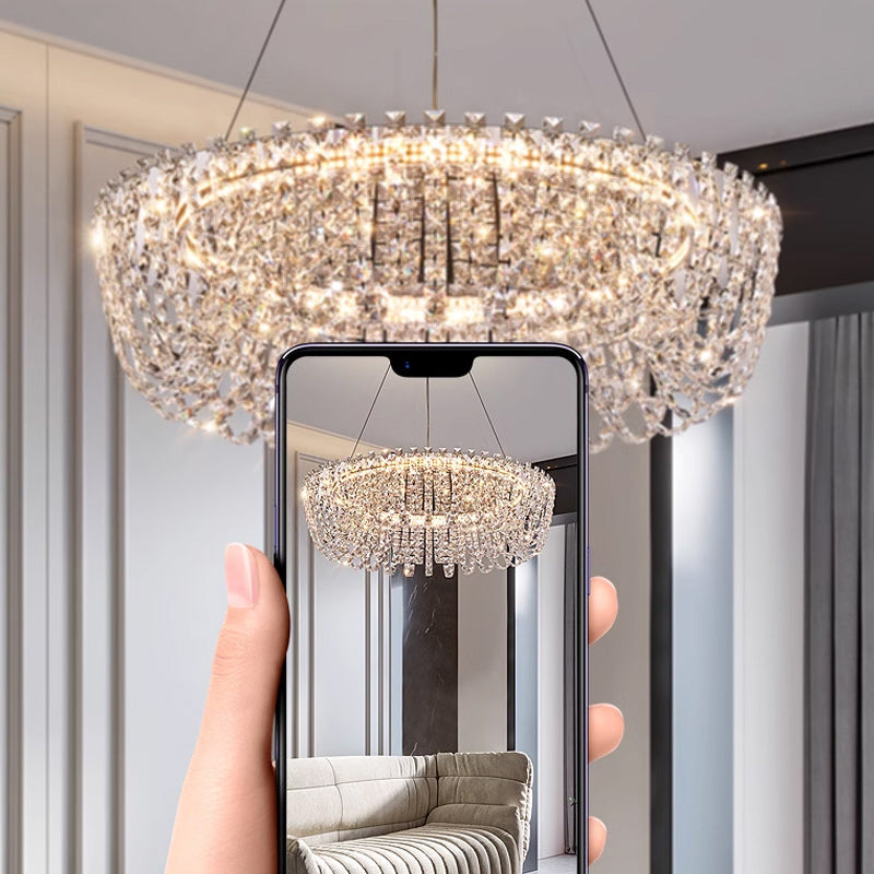 RAIAN Chandelier by Lampadom - side view