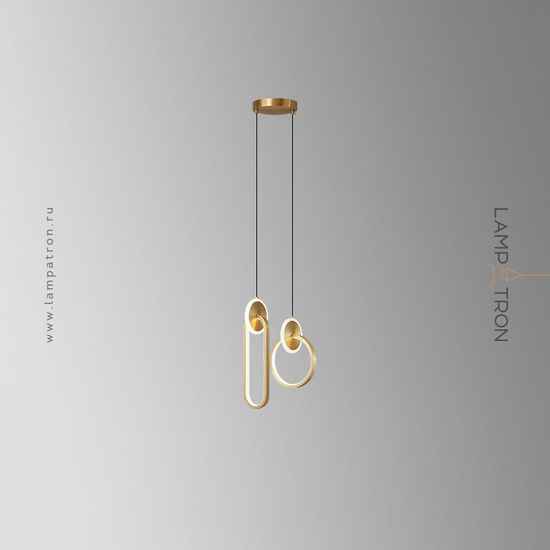 RANDALL DUO Cascade Light by Lampadom - top view