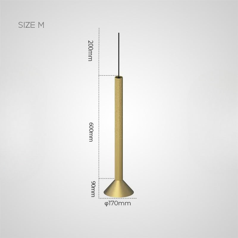 RANDOR Pendant by Lampadom - side view