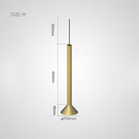 RANDOR Pendant by Lampadom - side view
