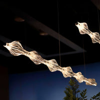 RAVN Linear Chandelier by Lampadom - ambient shot