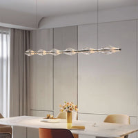 RAVN Linear Chandelier by Lampadom - side view