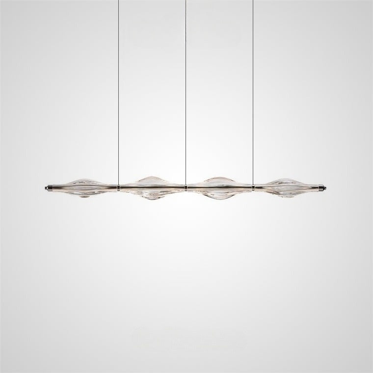 RAVN Linear Chandelier by Lampadom - angle view