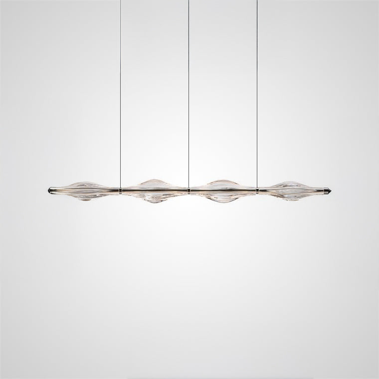 RAVN Linear Chandelier by Lampadom - close-up