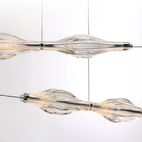 RAVN Linear Chandelier by Lampadom - side view