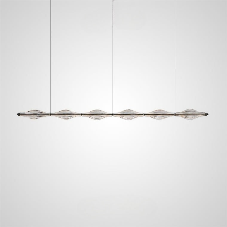 RAVN Linear Chandelier by Lampadom - side view