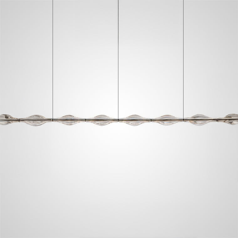 RAVN Linear Chandelier by Lampadom - angle view