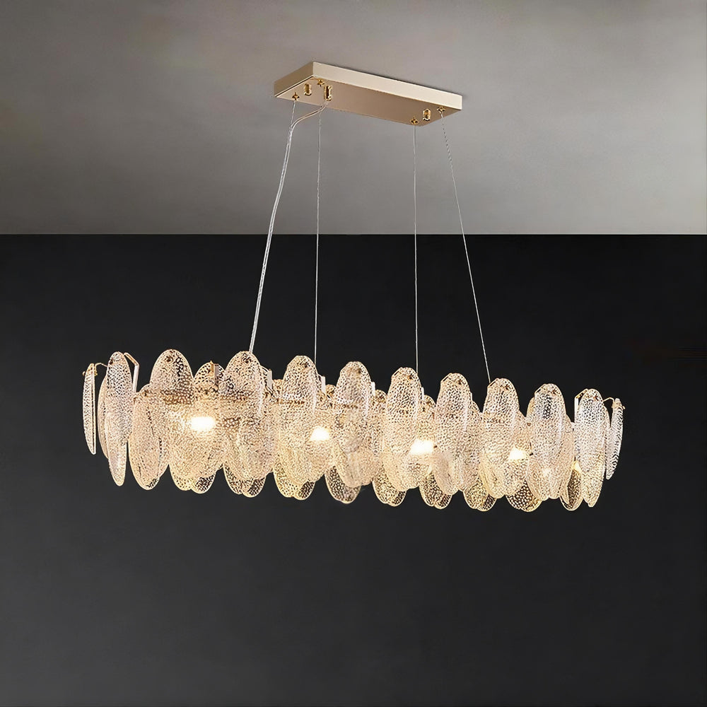 REEGNORA Linear Chandelier by Lampadom - scale reference